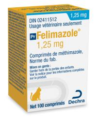 Felimazole® 1.25 mg comprimés de méthimazole pour chats