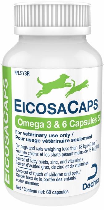 Eicosa Eicosa Caps Omega 3 & 6 en capsules  3 & 6 ( <40 lb.)